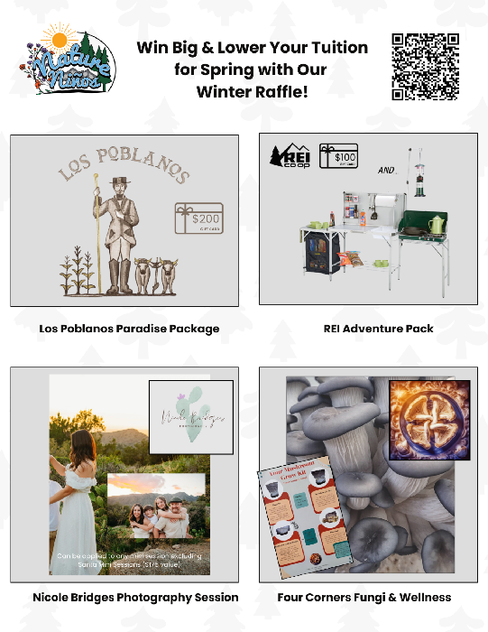 Lean Winter Raffle Winter Raffle: Tuition Assistance! :: Nature Ninos New Mexico